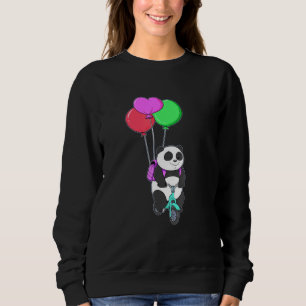Radel Panda Bicycle Balloon Pedal Balloon Bik Sweatshirt