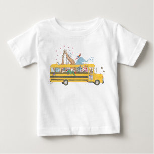 Räder auf dem Bus-Splash Baby T-shirt