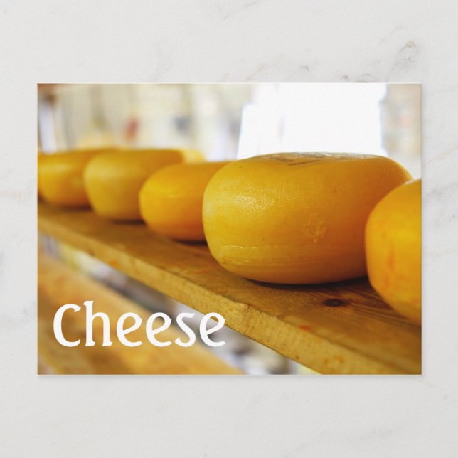 Räder der Käse-Postkarte Postkarte (Vorderseite)