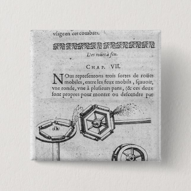 Räder für Feuerwerke Button (Vorderseite)