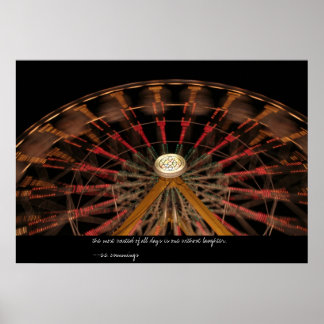 Räder in Bewegung Poster