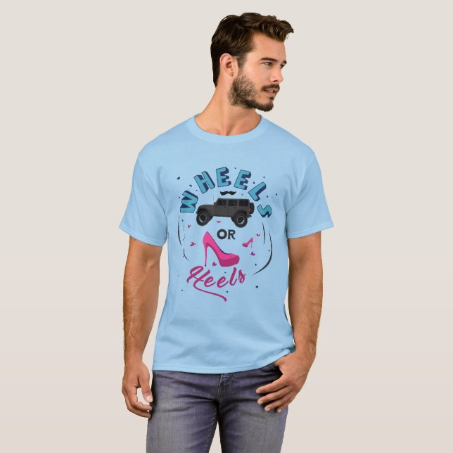 Räder oder Heels-T - Shirt (Vorne ganz)