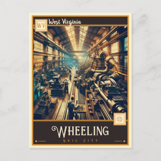 Rädern, West Virginia | VINTAG Postkarte (Vorderseite)