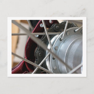 Räderradervorstöße für Fahrradfahrer Postkarte