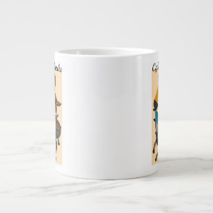 Radfahr-Schwestern Jumbo-Tasse