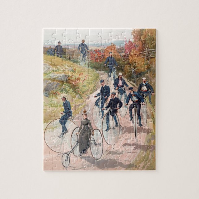 Radfahren, 1887 puzzle (Vertikal)