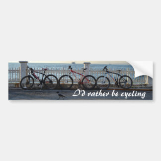 Radfahren Autoaufkleber