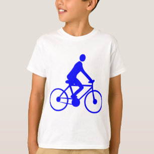 Radfahren - Blau T-Shirt