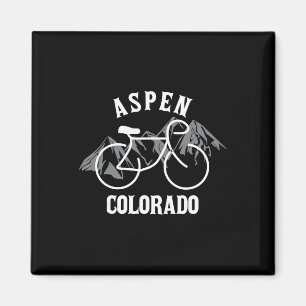 Radfahren Colorado Aspen Grafik Magnet