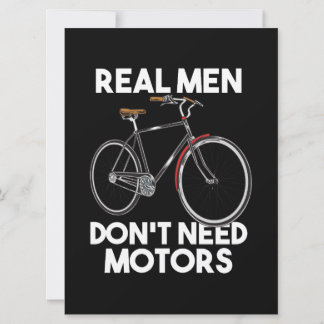 Radfahren - echte Männer brauchen keine Motoren
