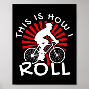 Radfahren Fahrrad Bike Bmx Biker Zyklus Bicyclette Poster