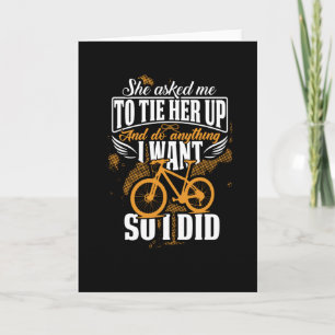 Radfahren Fahrrad Funny Fun Spaß Ride Karte