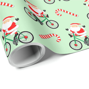 Radfahren Fahrrad Urlaub Weihnachtspapier Geschenkpapier