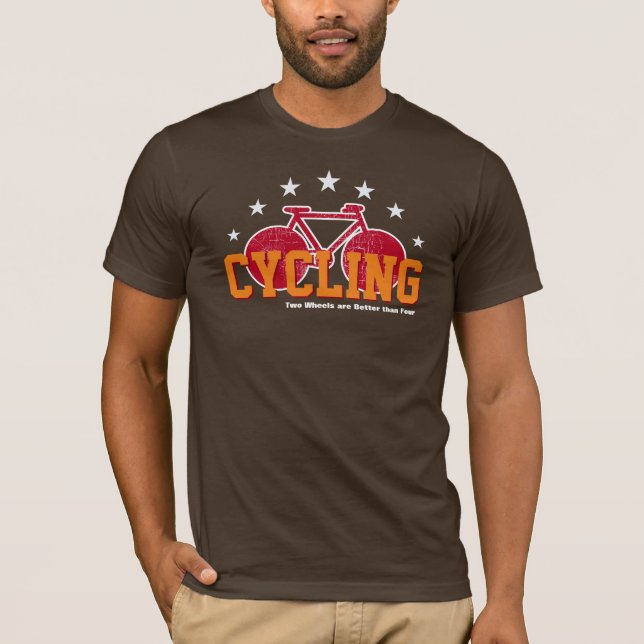 Radfahren , Fahrrad , Zweiräder T-Shirt (Vorderseite)