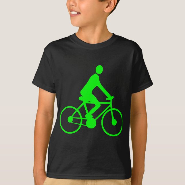 Radfahren - Grün T-Shirt (Vorderseite)
