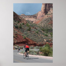 Radfahren im Colorado National Monument Poster