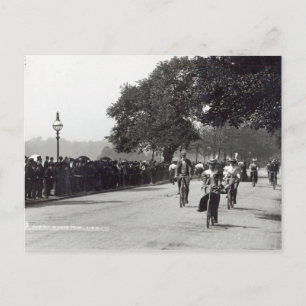 Radfahren im Hyde Park, c.1910 Postkarte