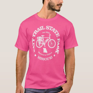 Radfahren im Vintage Katy Trail State Park T-Shirt