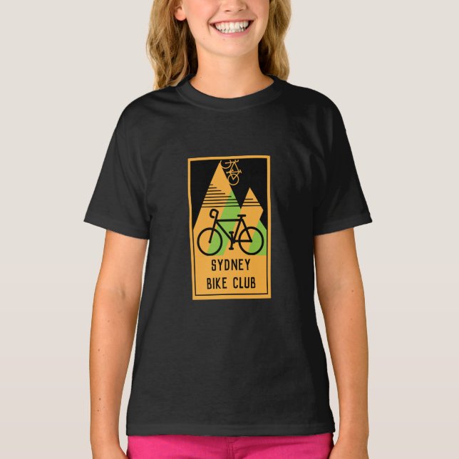 Radfahren in Australien T-Shirt (Vorderseite)