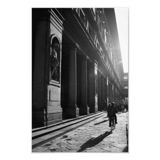 Radfahren in Firenze Fotodruck (Vorne)