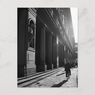 Radfahren in Firenze Postkarte