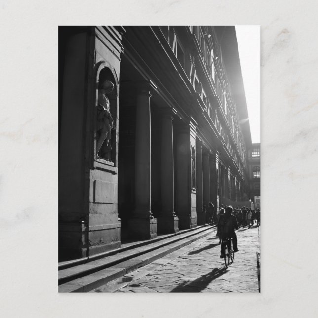 Radfahren in Firenze Postkarte (Vorderseite)