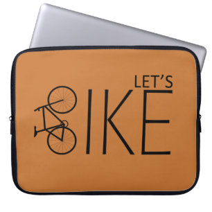 Radfahren inspirierende Zitate Laptopschutzhülle
