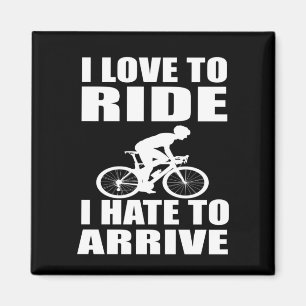 Radfahren inspirierende Zitate Magnet