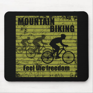 Radfahren inspirierende Zitate Mousepad