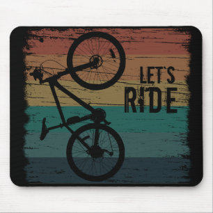 Radfahren inspirierende Zitate Mousepad