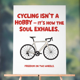 Radfahren ist keine Hobbysache, es ist wie die See Acrylschild
