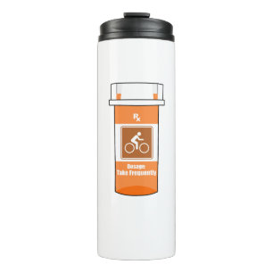 Radfahren ist mein Medikament Thermosbecher