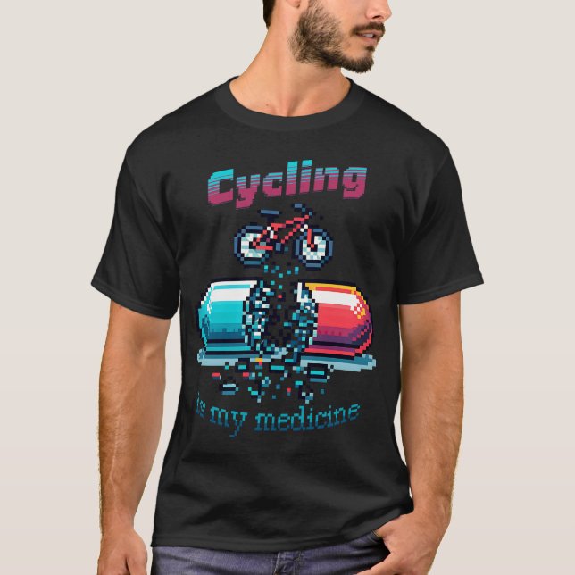 Radfahren ist mein medizinischer T - Shirt (Vorderseite)