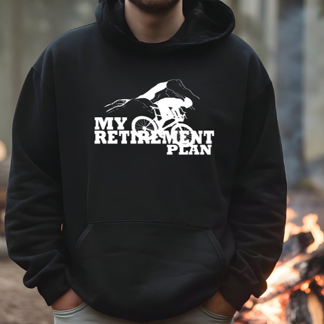 Radfahren ist mein Rentenplan Hoodie (Von Creator hochgeladen)