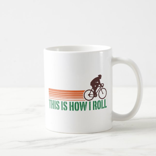 Radfahren (männlich) kaffeetasse (Rechts)