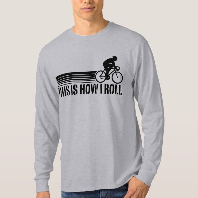 Radfahren (männlich) T-Shirt (Vorderseite)