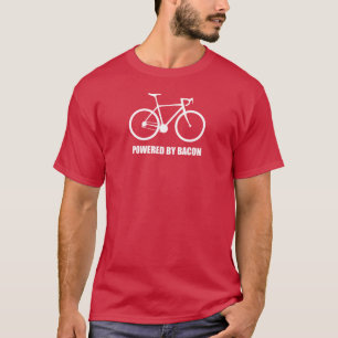 Radfahren mit Bacon T-Shirt