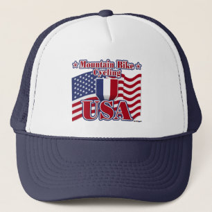 Radfahren Mountain Bike USA Truckerkappe