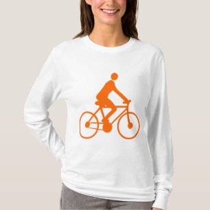 Radfahren - Orange T-Shirt