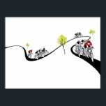 Radfahren Poster<br><div class="desc">Benutzerdefiniertes Fahrradbild.</div>