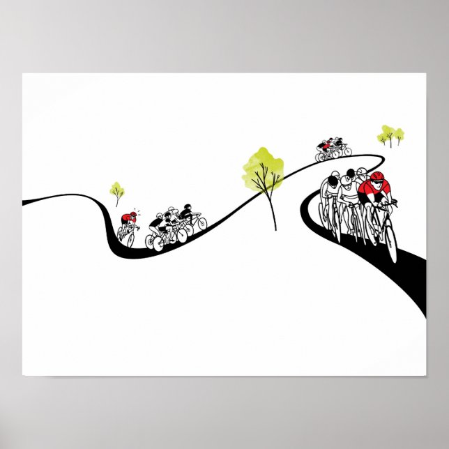 Radfahren Poster (Vorne)