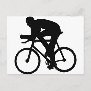 Radfahren Postkarte