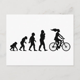 Radfahren Postkarte
