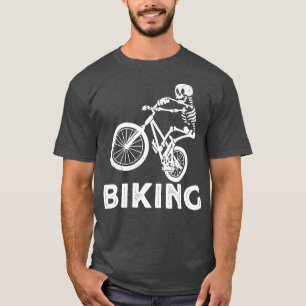 Radfahren Rad Rafting Biking Skelett Ristorante da T-Shirt