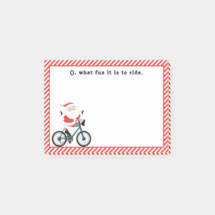 Radfahren Radfahrer Weihnachten Post-it Klebezettel
