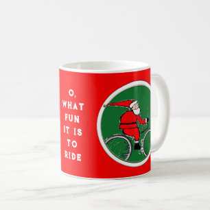 Radfahren Radfahrer Weihnachten Tasse