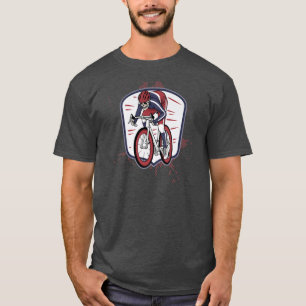 Radfahren Skeleton Reiten T-Shirt