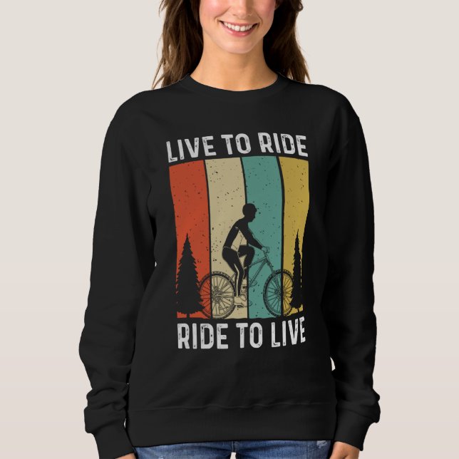 Radfahren und Radeln  100 Sweatshirt (Vorderseite)