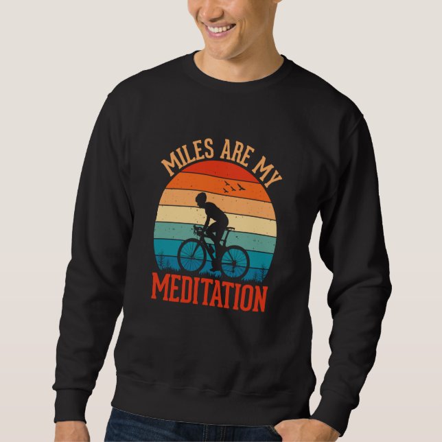 Radfahren und Radfahren  64 Sweatshirt (Vorderseite)