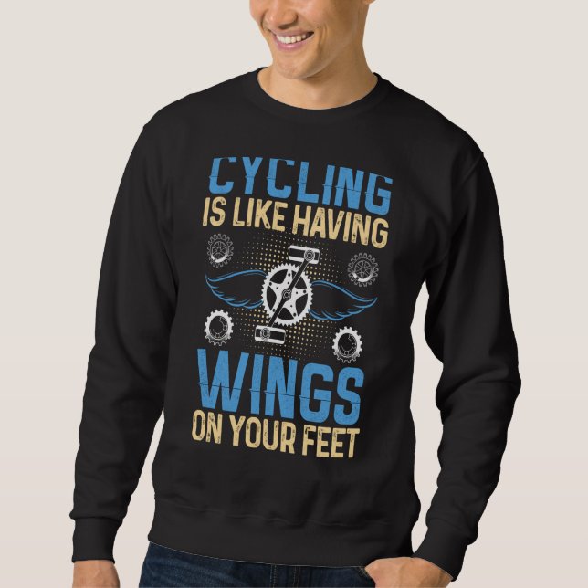 Radfahren und Radfahren  92 Sweatshirt (Vorderseite)